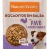 Natures Variety minidog Bites in gravy pavo 100g