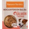 Natures Variety minidog Bites in gravy salmón 100g