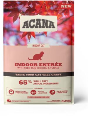 Acana indoor entree cat 4 5 kg